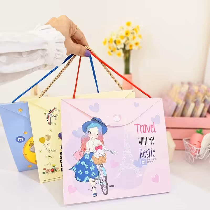 دفتر نقاشی پوشه ای فانتزی