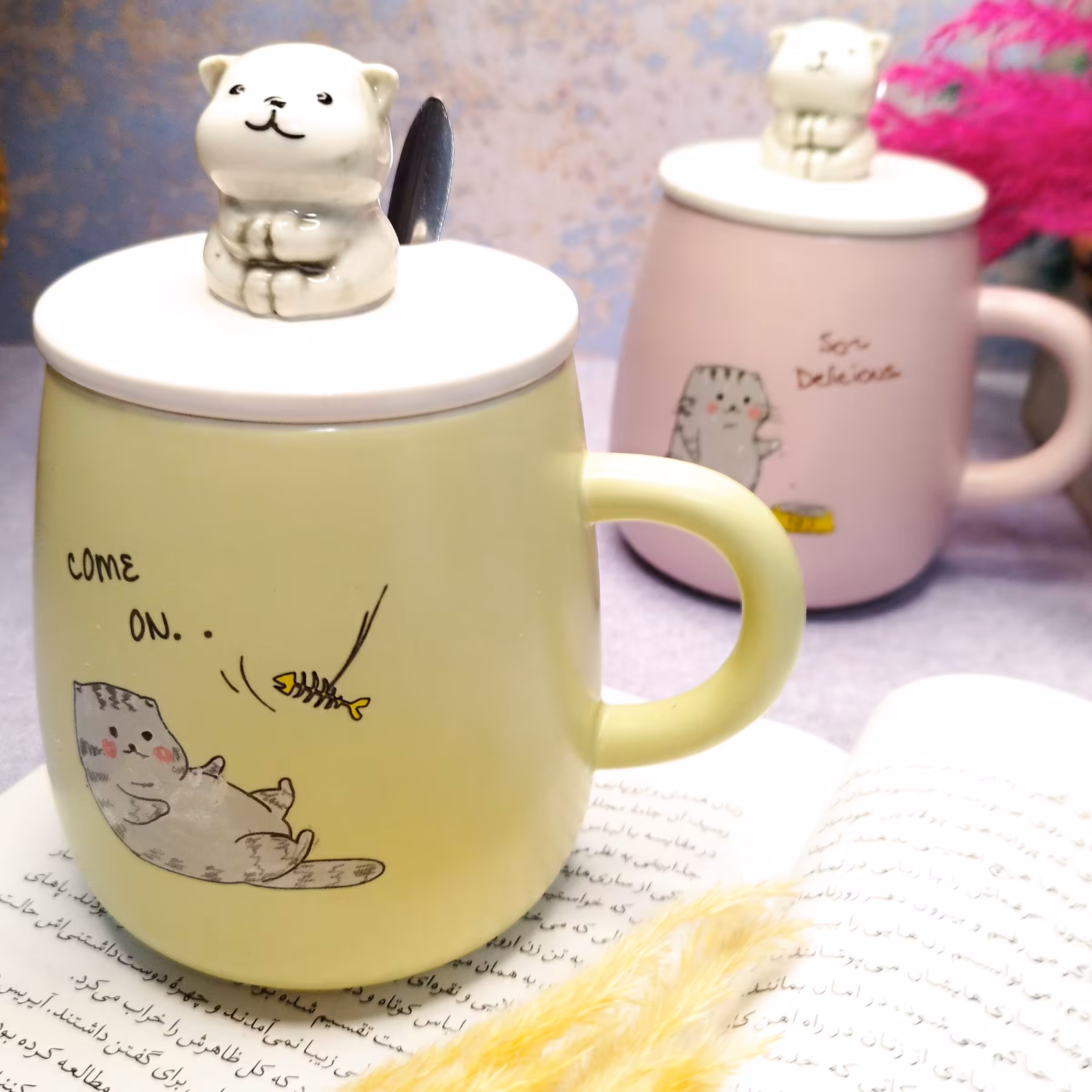 ماگ. سرامیکی گربه ای