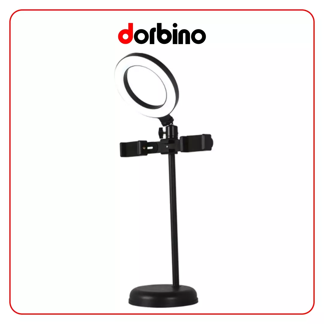 رینگ لایت رومیزی Ring Light Desktop Live - فروشگاه دوربین دوربینو