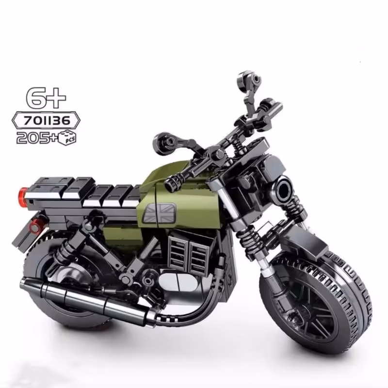 اسباب بازی لگو موتور 205 تکه رنگ سبز کد 701136