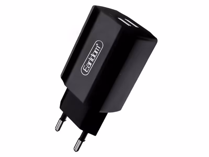 شارژ دیواری دو پورت یو اس بی 2.4 آمپر ارلدام Earldom ES-202 2-Port USB Charger