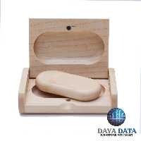 فلش مموری  دایا دیتا  ست لوکس  چوبی مدل WO1000-47  ظرفیت64GB -USB2 رنگ شیری