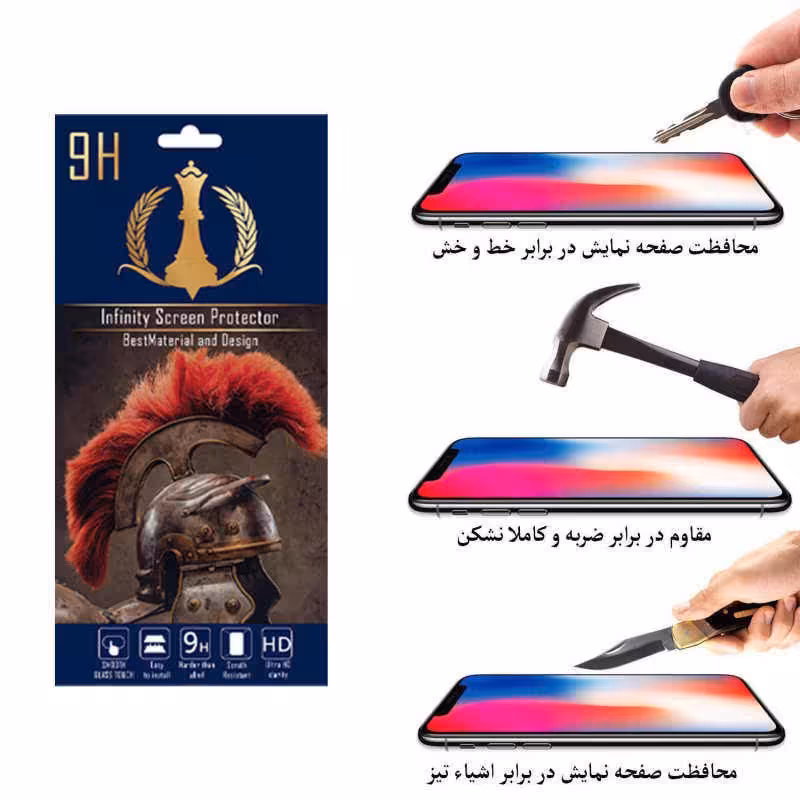 محافظ صفحه نمایش اینفینیتی مدل Nanoمناسب برای Galaxy M31 M31s دو عددی