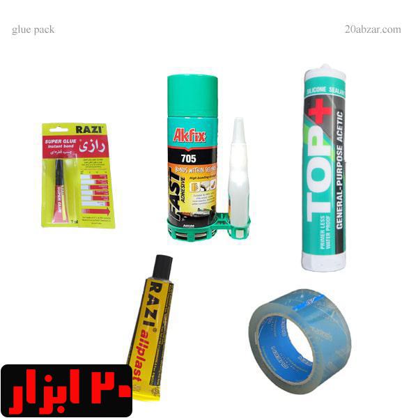 پک 5 عددی چسب برای مصارف خانگی