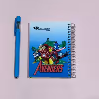 دفترچه یادداشت 80 برگ جلد سخت طرح قهرمانان