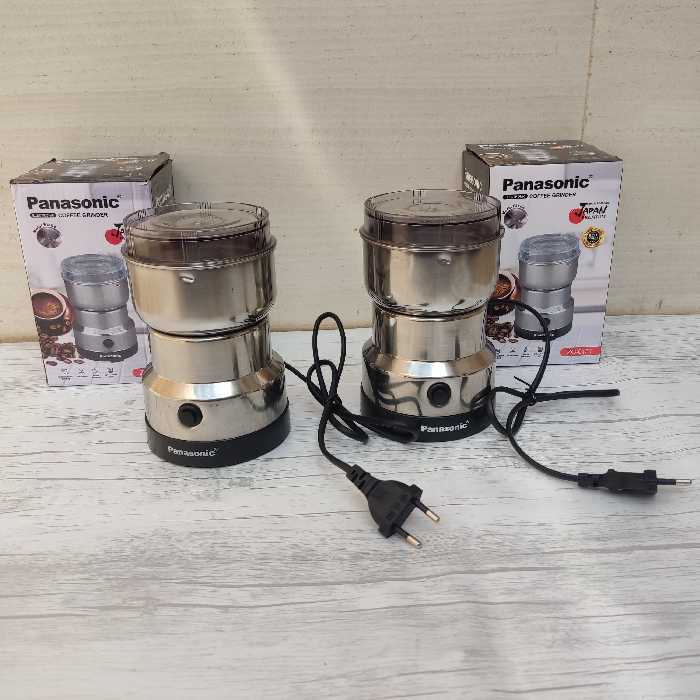 آسیاب برقی پاناسونیک 350 وات 8 تیغه کاسه استیل ضد زنگ ژاپنJAPAN تیغه فلزی برای آسیاب قهوه.برنج.خشکبار.ادویه.خردکن.میکسر
