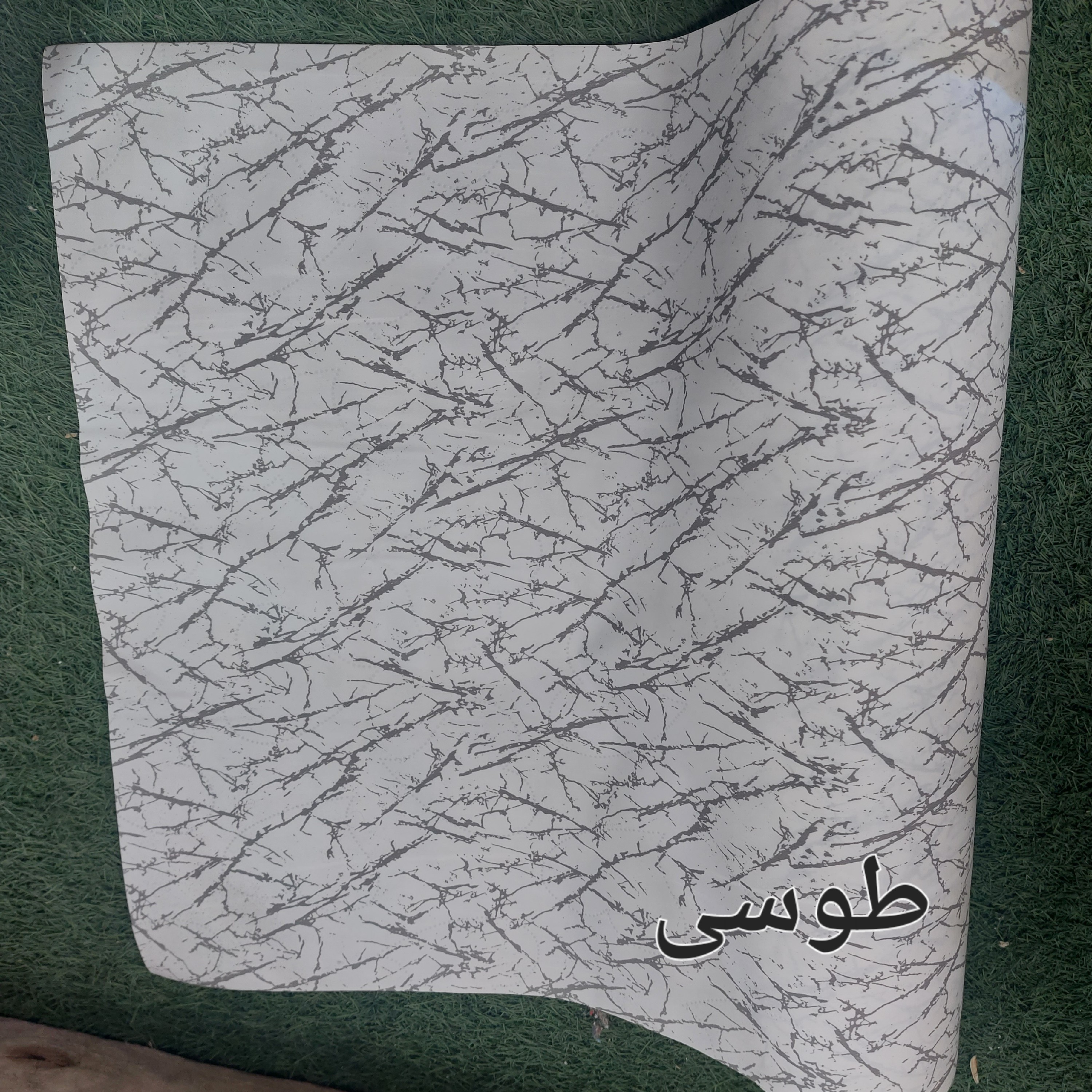 تو کابینتی عرض 50سانتی متر طرح ماربل سفید طلایی در پلاسکو دهقان