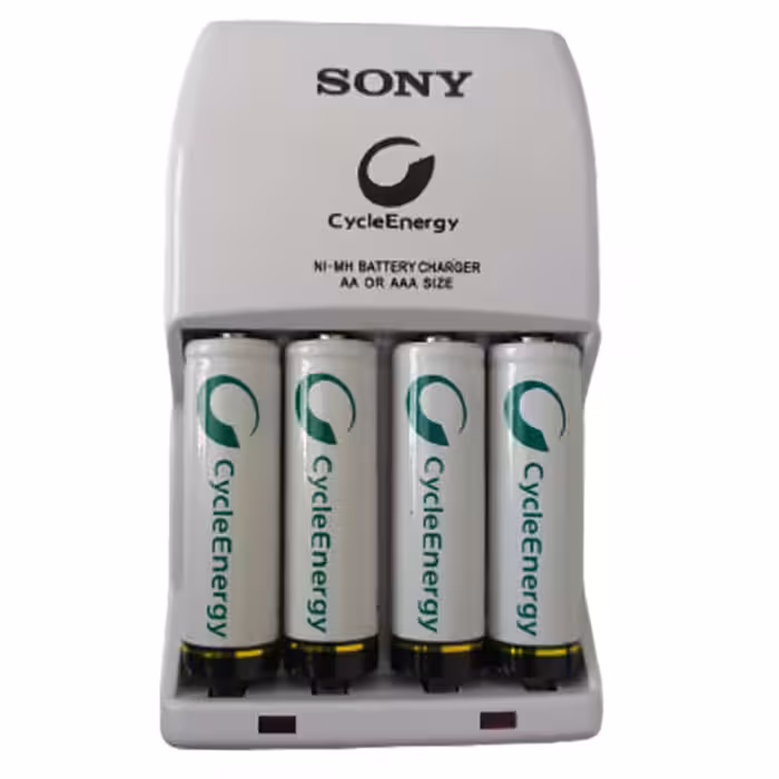 شارژر باتری چهارتایی مدل BCG-34HLD4 به همراه 4عدد باتری قابل شارژ