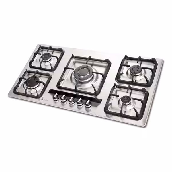 اجاق گاز صفحه ای اخوان 5 شعله سری گیتا مدل Gi145