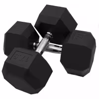 دمبل شش ضلعی 17.5 کیلوگرمی بسته 2 عددی