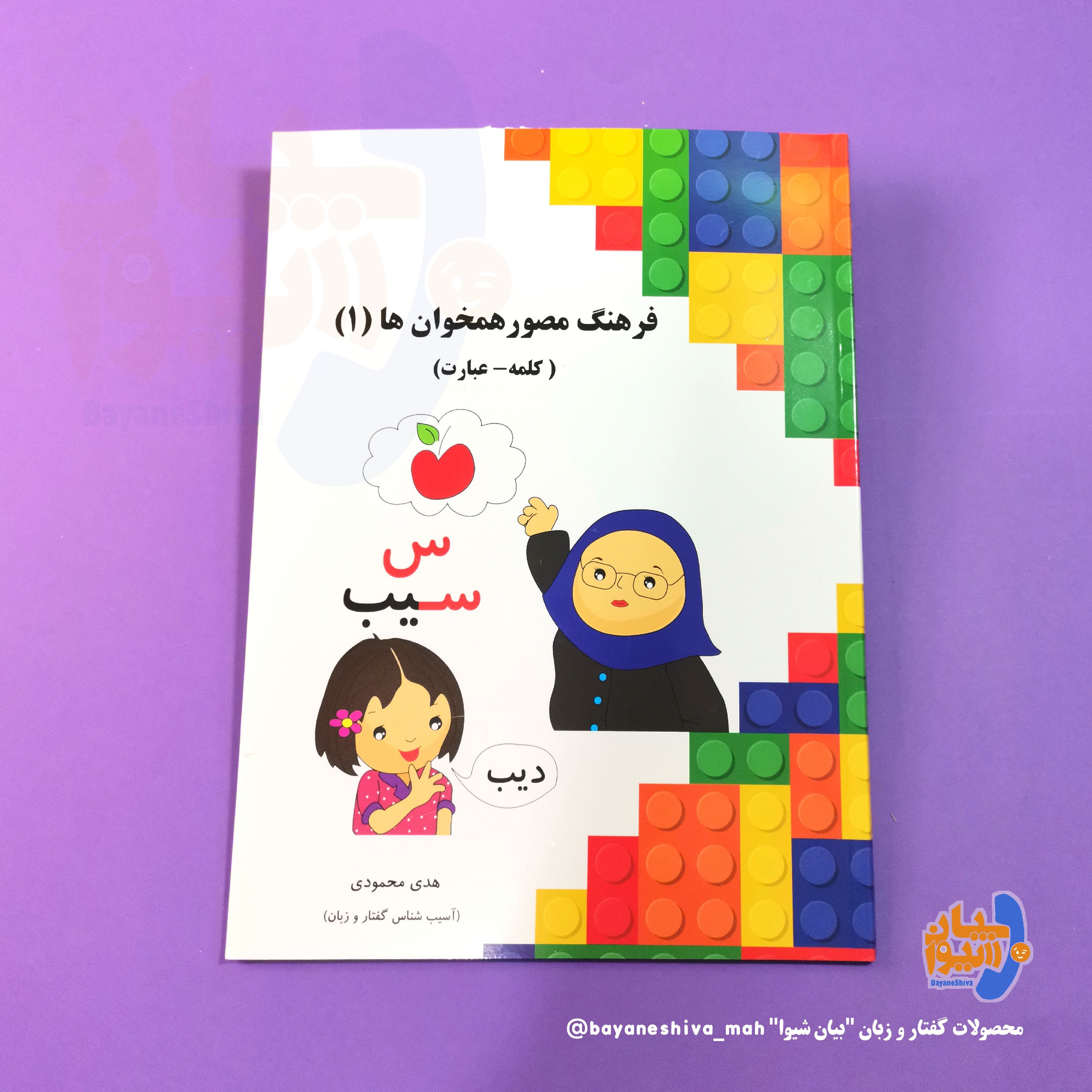 فرهنگ مصور همخوان ها 1 (جلد یک، در سطح کلمه و عبارت) تالیف خانم هدی محمودی (گفتاردرمان)