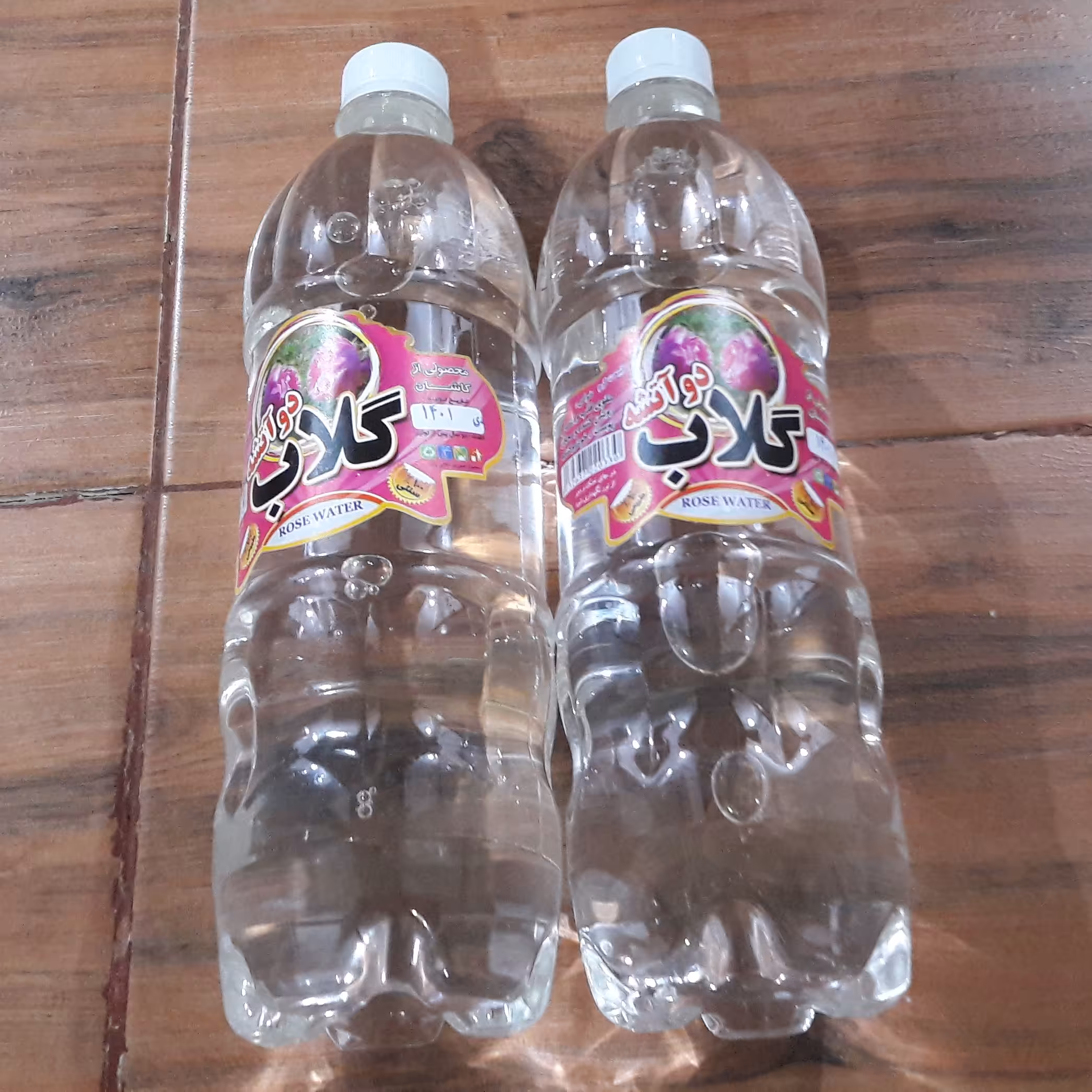 گلاب دو آتیشه کاشان یک لیتری