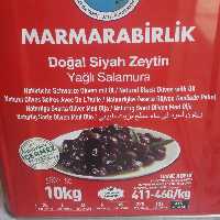 زیتون سیاه ارگانیک 11 کیلو با روغن طبیعی زیتون در آبنمک 