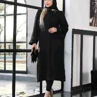 مانتو کتی زنانه کرپ مدل نیو کالکشن عیدانہ۔سایز بزرگ