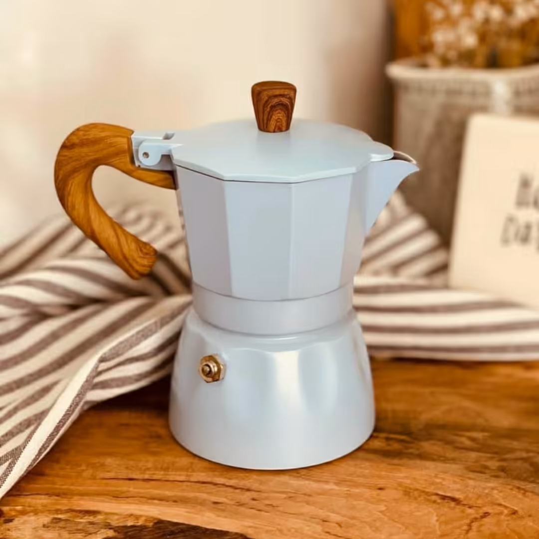 موکاپات یا قهوه جوش یک کاپ اسپر سو ساز موکاپات تک نفره ، اسپرسو ساز سه نفره ، قهوه جوش مسافرتی ، ابزار قهوه ، لاته