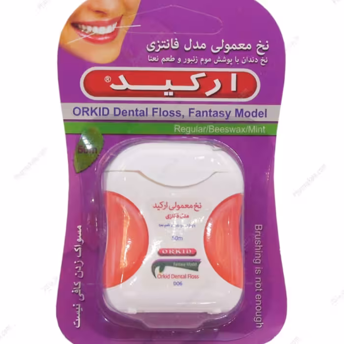 نخ دندان ارکید نخ معمولی مدل فانتزی 50 متر
