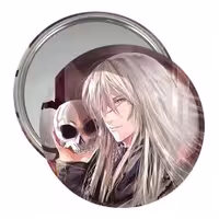 آینه جیبی خندالو مدل اندرتیکر انیمه خادم سیاه Black Butler کد 16337