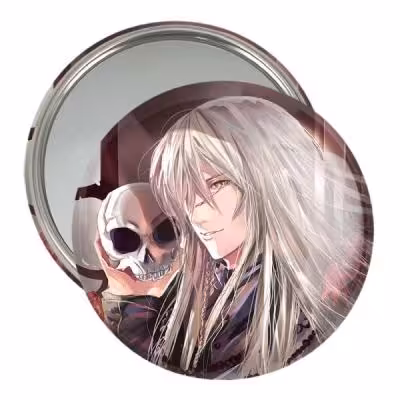 آینه جیبی خندالو مدل اندرتیکر انیمه خادم سیاه Black Butler کد 16337