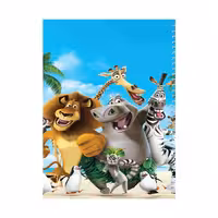 دفتر  50 برگ  سیمی مناسب برای استفاده کودکان مدل  P - 1