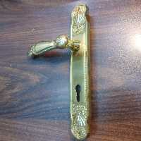 دستگیره آپارتمانی سپهر استیل طلایی و زیتونی 