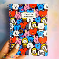 دفتر زبان دو‌خط طرح بی تی اس BTS | مستر راد