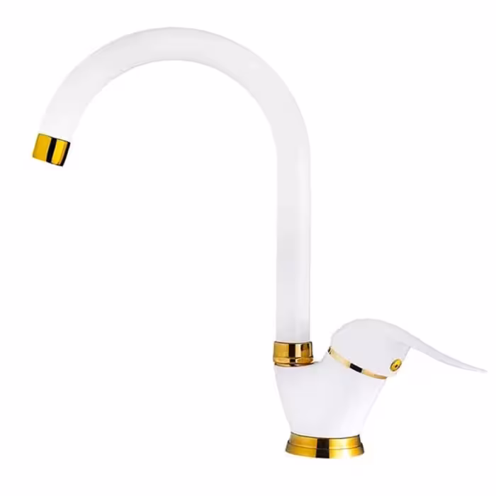 شیر ظرفشویی سفید طلا اصایی