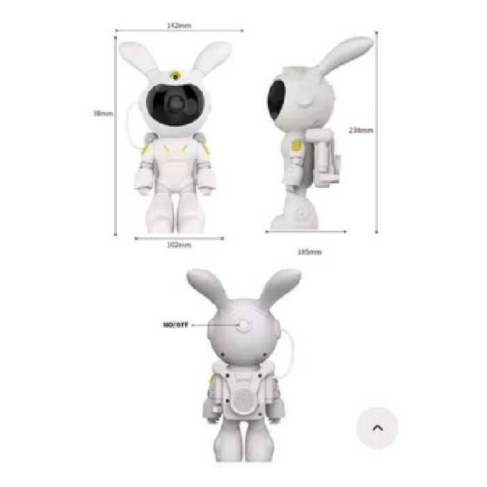 پروژکتور کهکشانی خرگوش فضانورد اورجینال هدیه