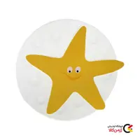 برچسب شیشه و کاشی تزیینی طرح ستاره بسته 4 عددی