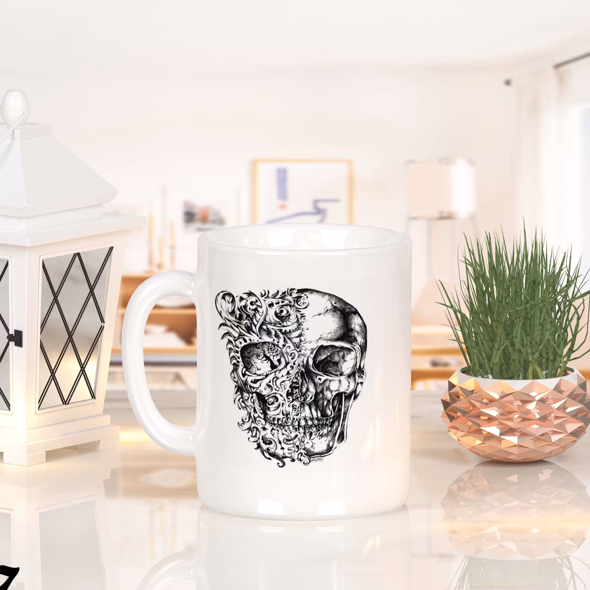 ماگ طرح اسکلت