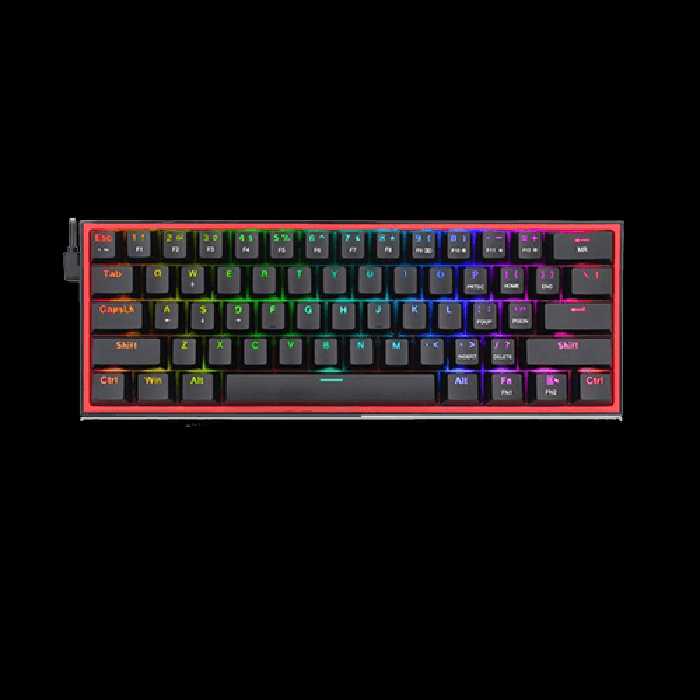 کیبورد ردراگون مدل Fizz K617 RGB Black