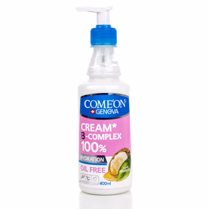 کرم مرطوب کننده کامان حاوی ب کمپلکس و عصاره آرگان 400 میل