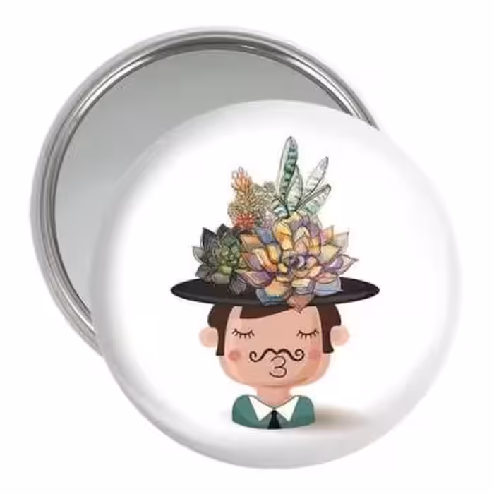 آینه جیبی خندالو مدل کاکتوس کد 5290