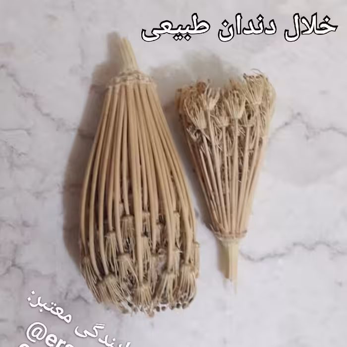 خلال دندان (تمییز کاری لای دندانها
تمیز کاری لای دندانها با چوب طبیعی)