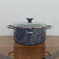 قابلمه گرانیتی سایز 26 لاوان مدل تیتان طوسی با ارسال رایگان