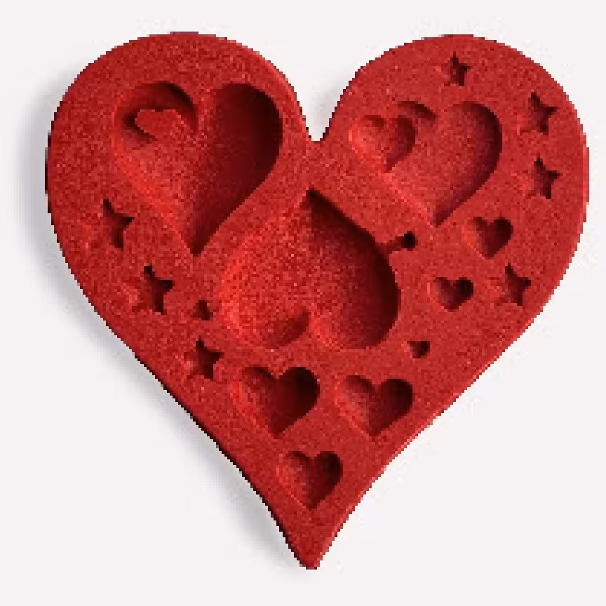 مولد قلب و مولد ستاره  سایز 9 در 9 سانت