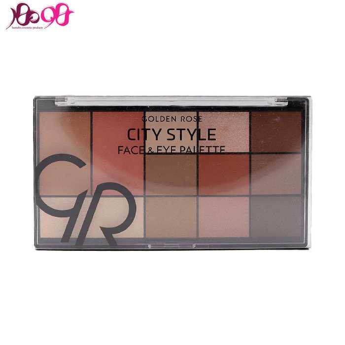 پالت سایه و کانتور گلدن رز مدل سیتی استایل شماره یک - GOLDEN ROSE