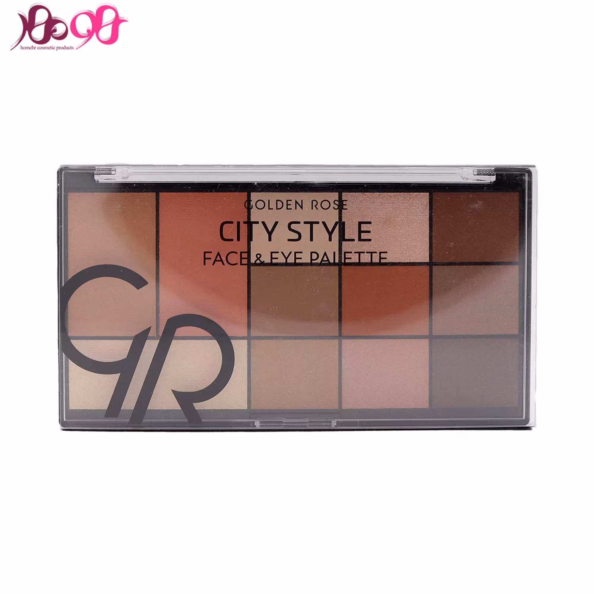 پالت سایه و کانتور گلدن رز مدل سیتی استایل شماره یک - GOLDEN ROSE