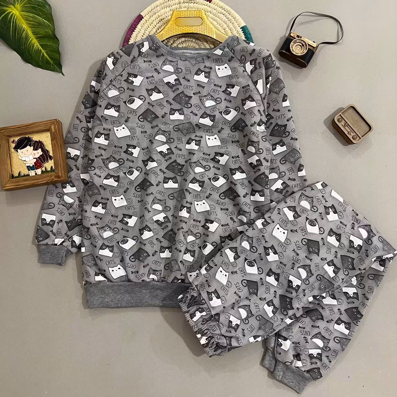 ست زنانه دخترانه پاییزه سایز 70 جنس دورس پنبه اعلا درجه یک ارسال رایگان و فوری 