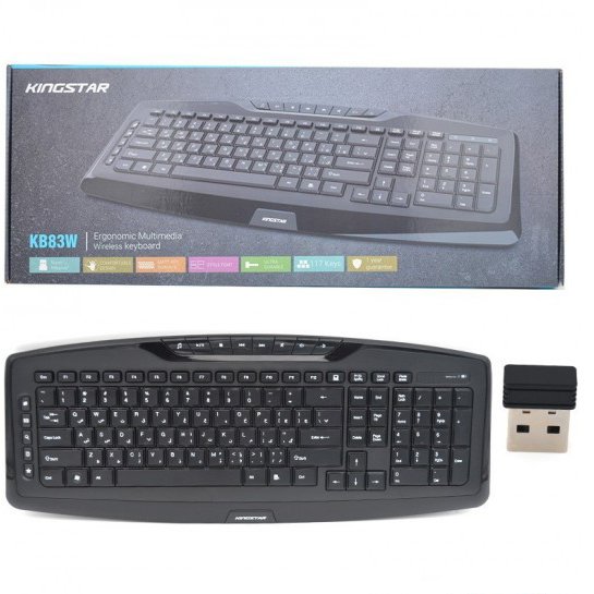 کیبورد بی سیم کینگ استار (KingStar) مدل KB83W
