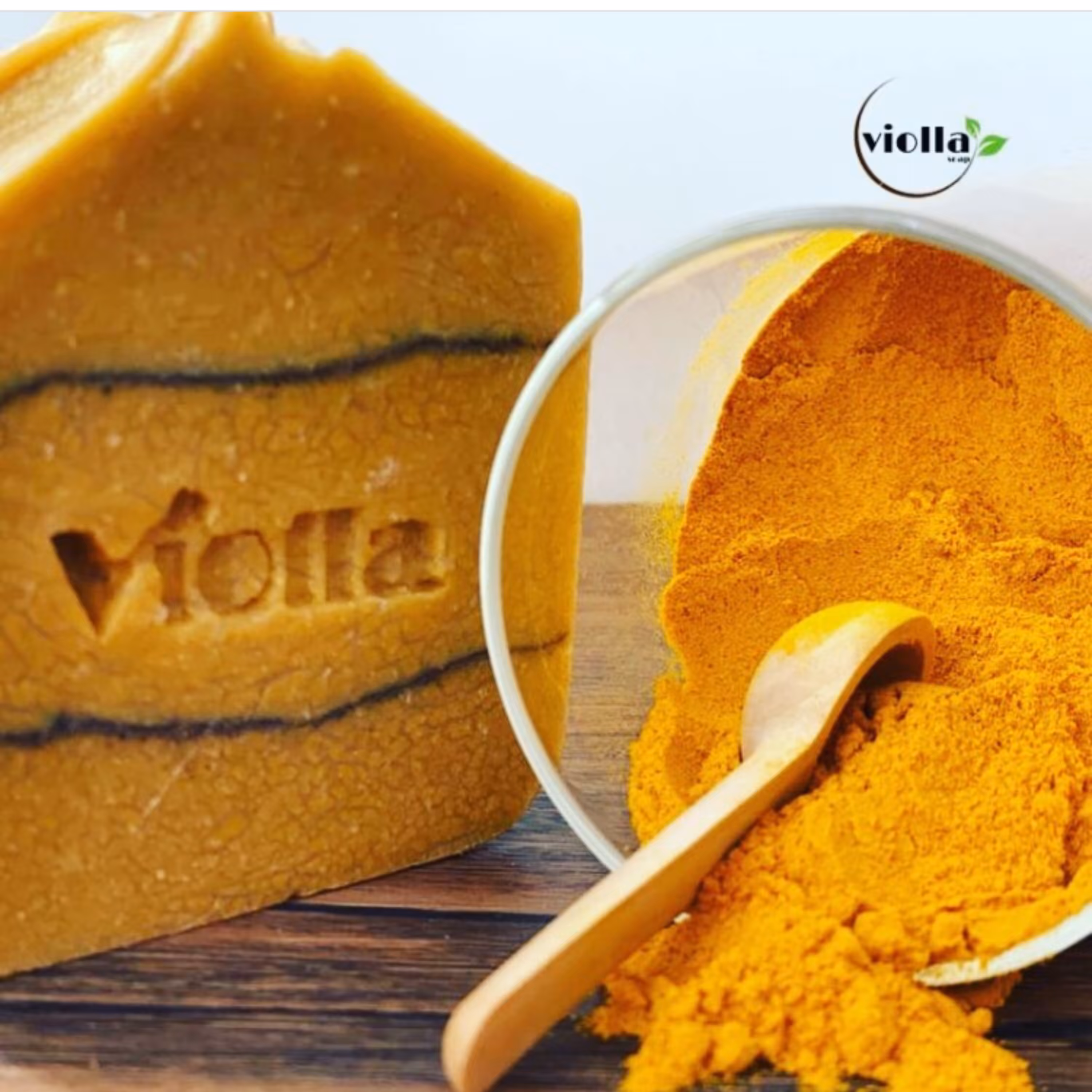 صابون دست ساز گیاهی زردچوبه(روشن کننده قوی پوست)