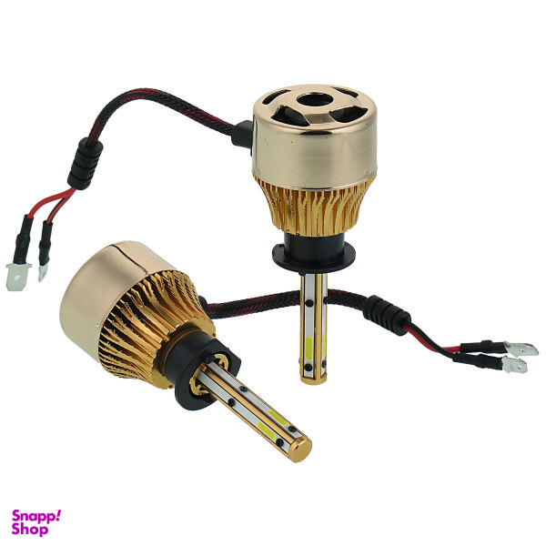 لامپ هدلایت خودرو مدل چهار طرفه کد H1 بسته دو عددی