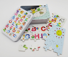 پازل چوبی دو طرفه 60 تکه