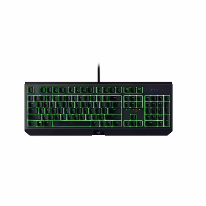 کیبورد مخصوص بازی ریزر مدل BlackWidow Essential Green Switch - کالاوما