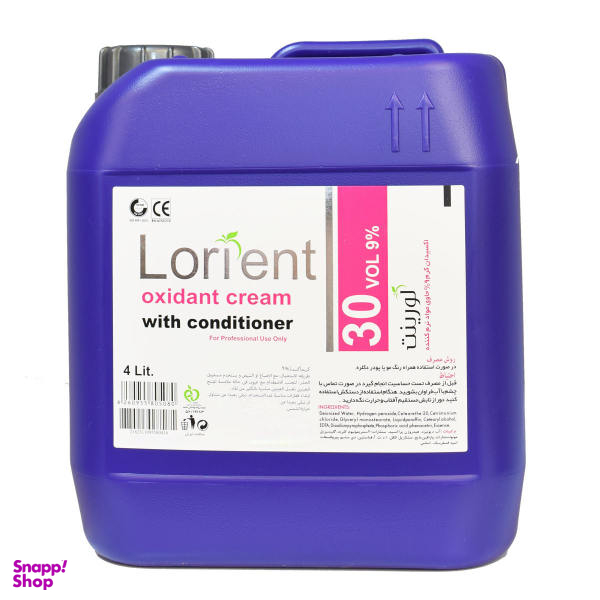 اکسیدان لورینت (Lorient) مدل 30vol شماره 2 نه درصد حجم 4000 میلی لیتر