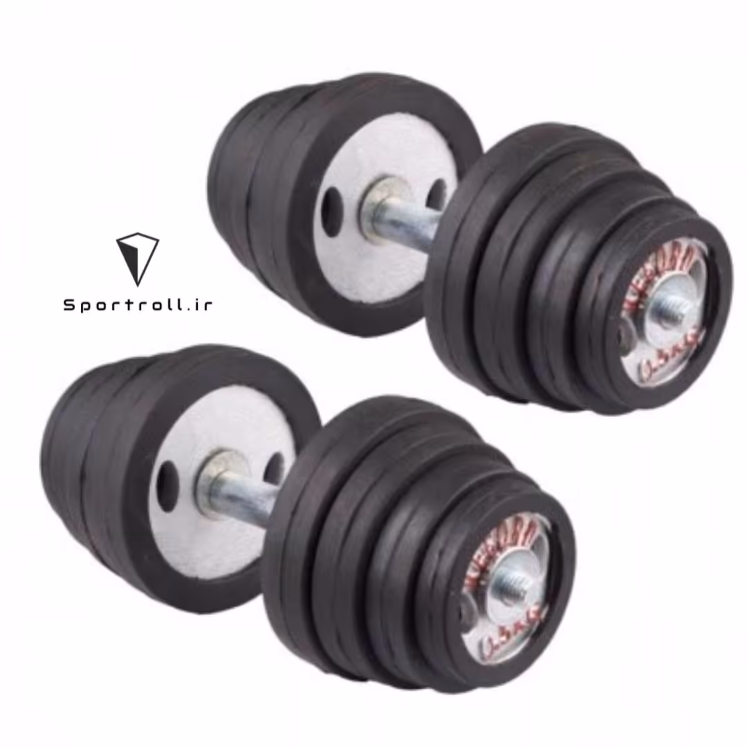 دمبل متغيير در وزنهاي مختلف