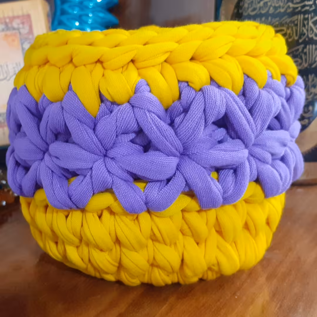 باکس تریکویی (دست بافت)مدل شکوفه