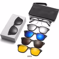 عینک طبی کلاب مستر با 5 کاور آفتابی دسته سیم کشی شده