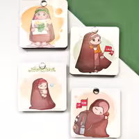 آینه چوبی دخترانه طرح محرم و اربعین 