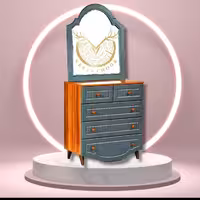 دراور اینه مدل ققنوس وکیوم