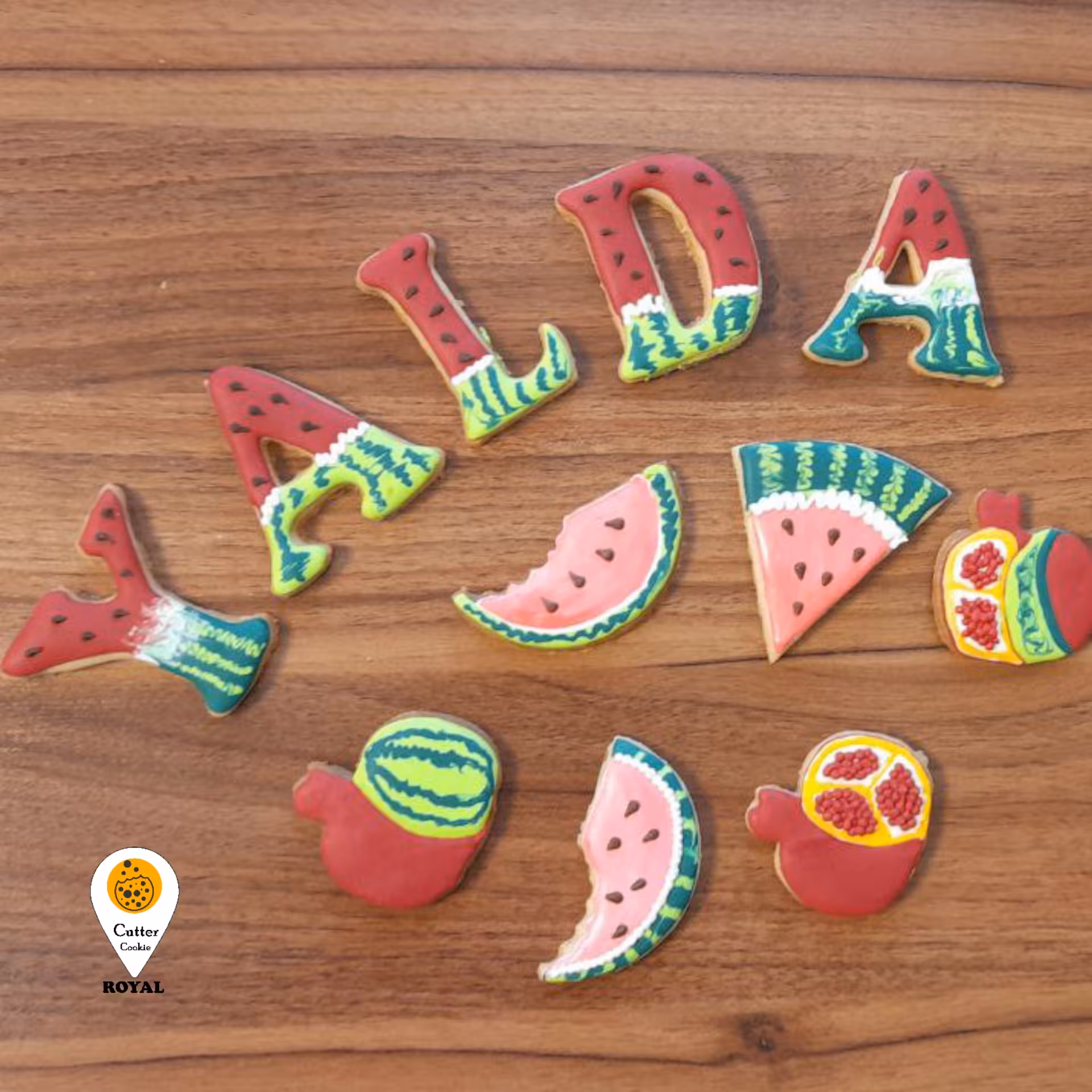 کوکی یلدایی، پک 11تایی yalda,کوکی وانیلی،تم یلدایی